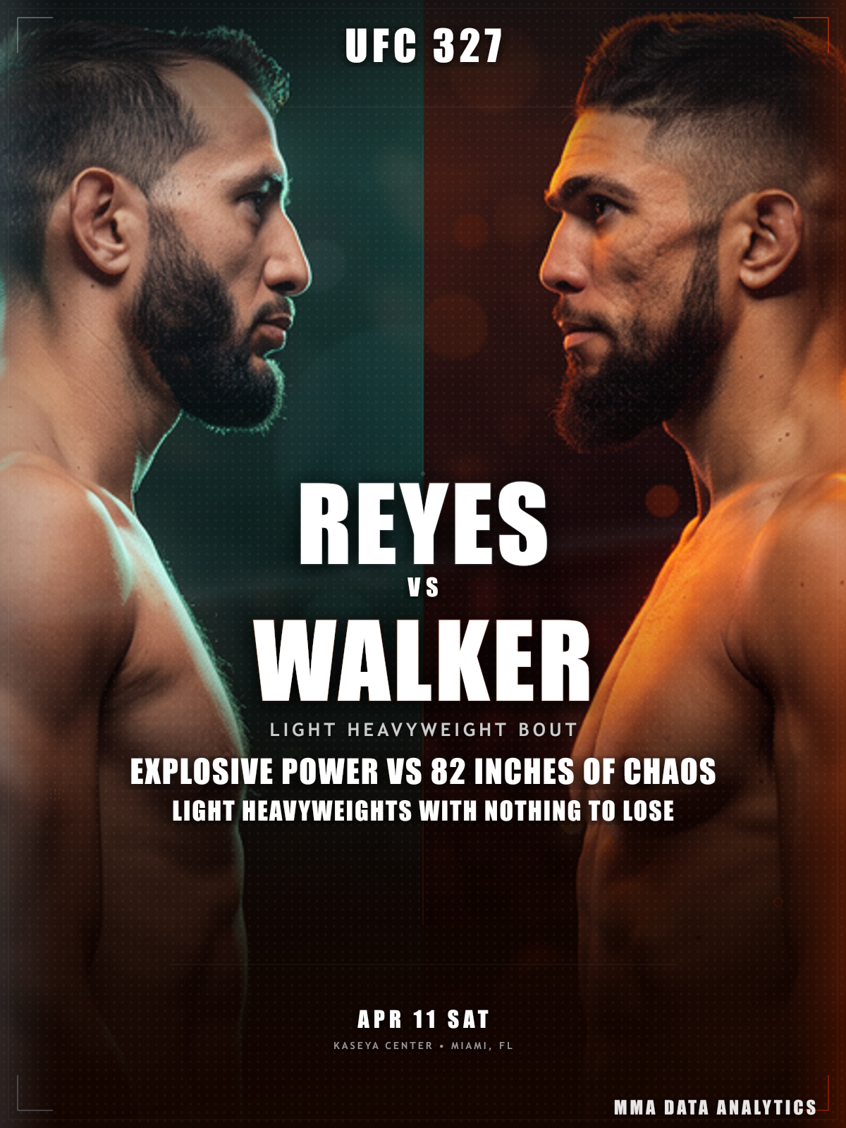 Dominick Reyes vs Johnny Walker - UFC 327