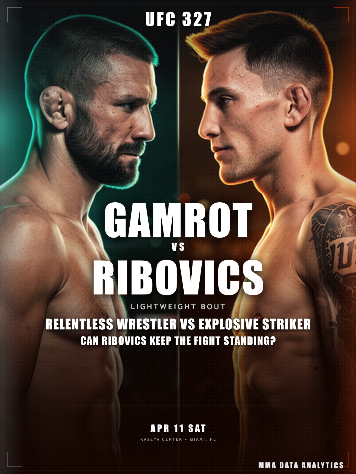 Gamrot vs Ribovics Fight Poster
