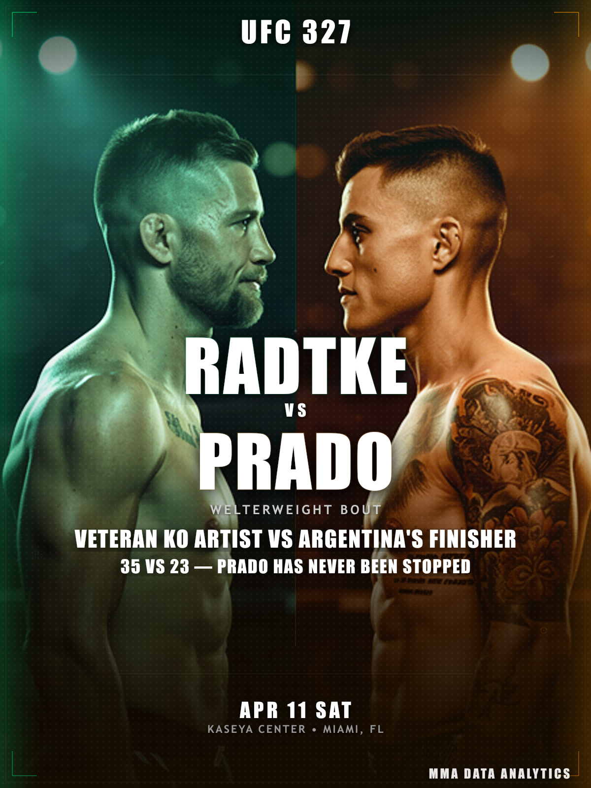 Charles Radtke vs Francisco Prado - UFC 327