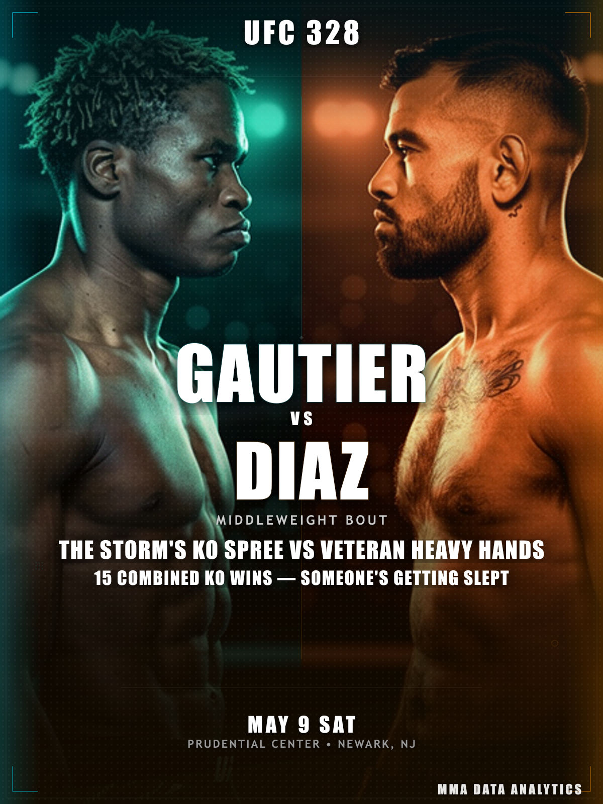 Ateba Gautier vs Ozzy Diaz - UFC 328