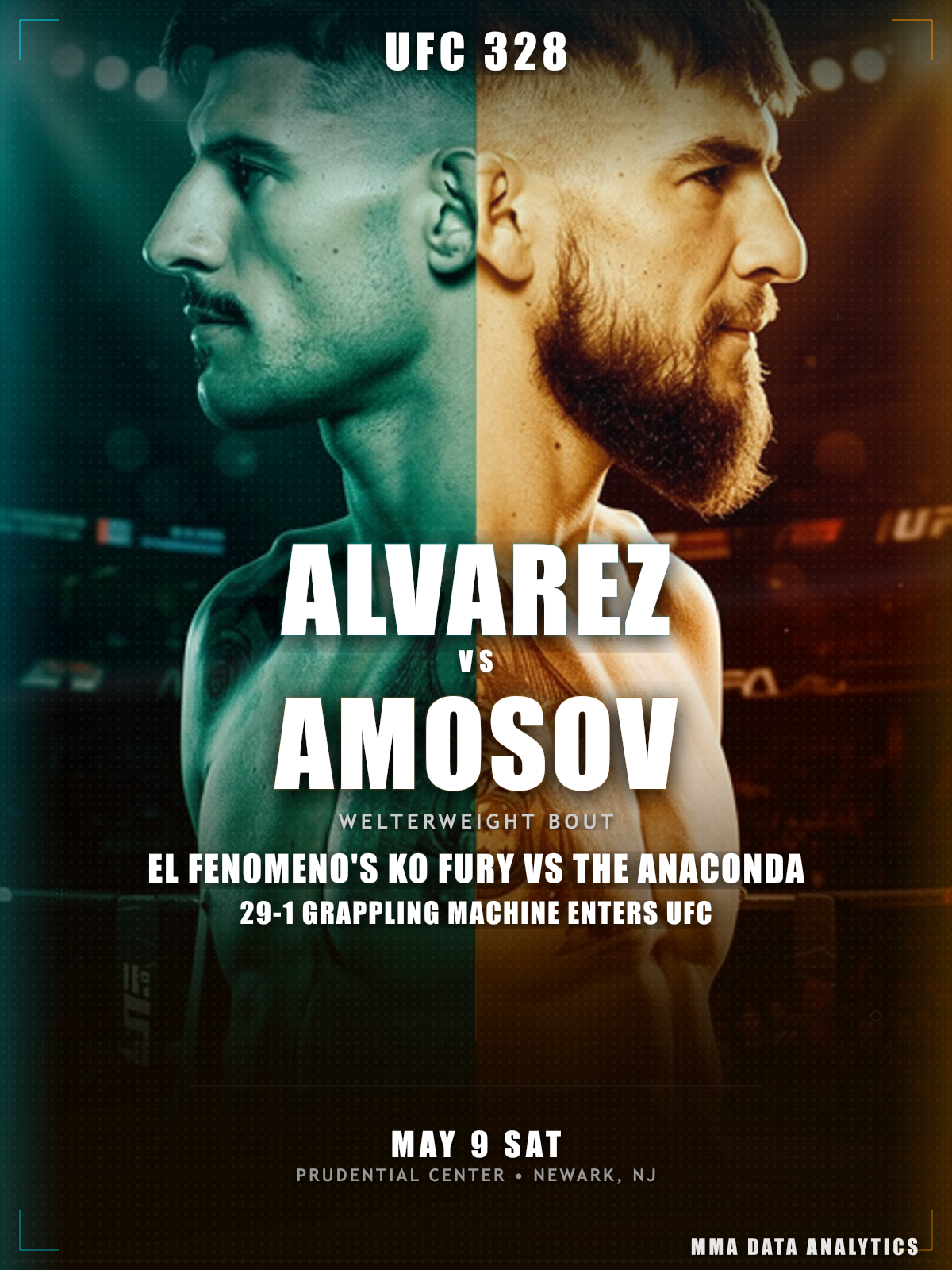 Joel Alvarez vs Yaroslav Amosov - UFC 328