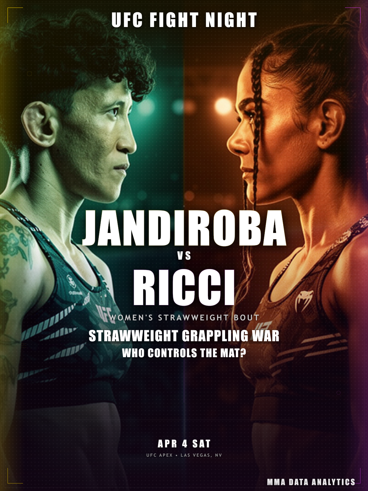 Virna Jandiroba vs Tabatha Ricci - UFC Fight Night: Moicano vs Duncan