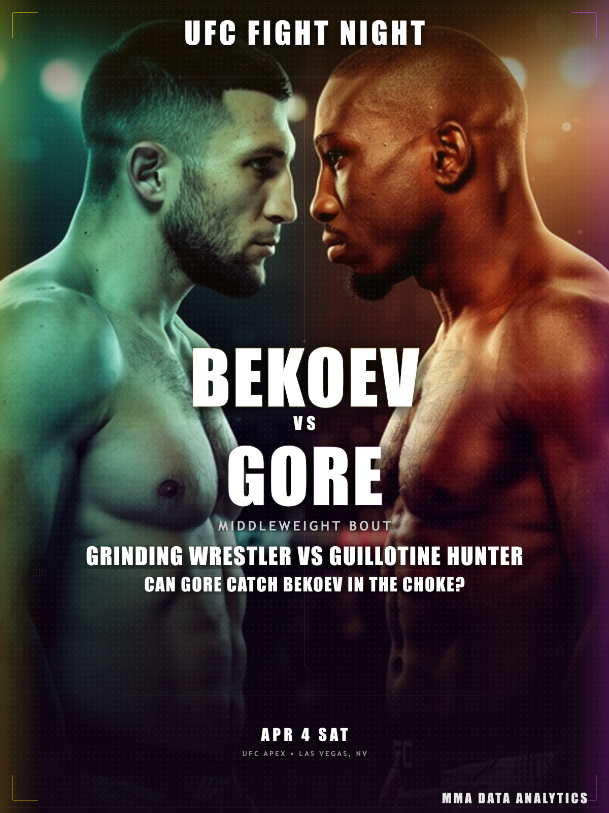 Azamat Bekoev vs Tresean Gore - UFC Fight Night: Moicano vs Duncan