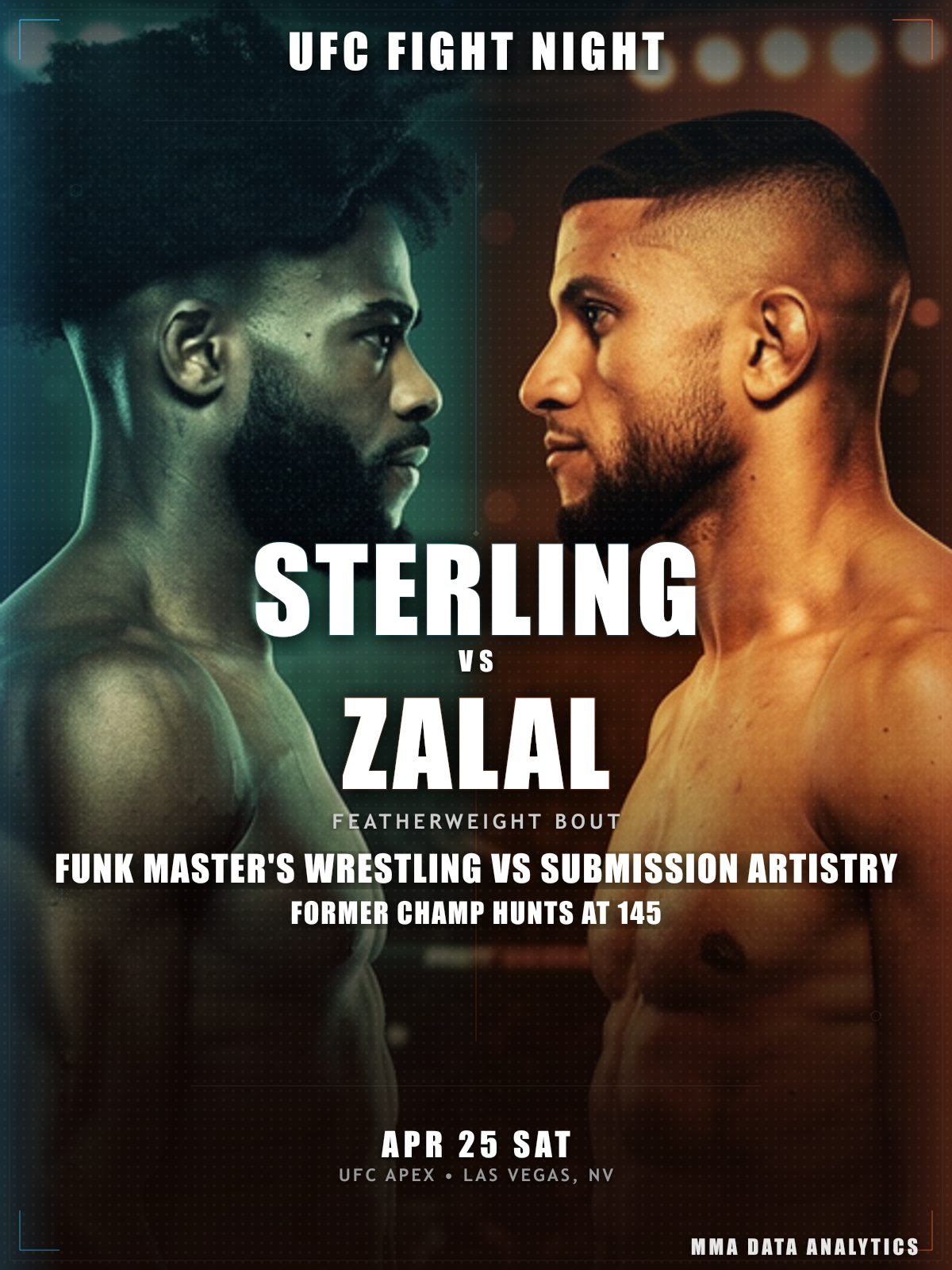 Aljamain Sterling vs Youssef Zalal - UFC Fight Night