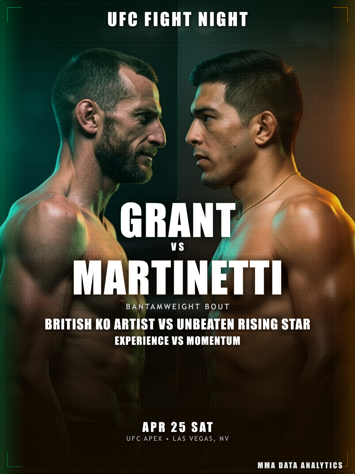 Davey Grant vs Adrian Luna Martinetti - UFC Fight Night: Sterling vs Zalal