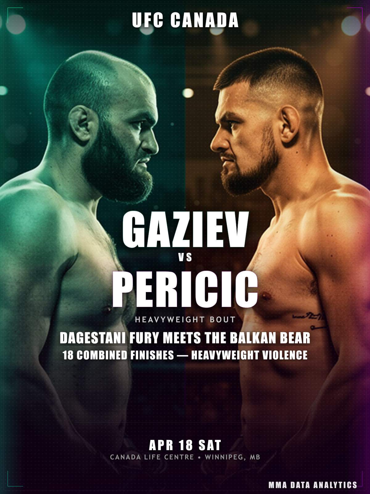 Shamil Gaziev vs Brando Peričić - UFC Fight Night: Burns vs. Malott