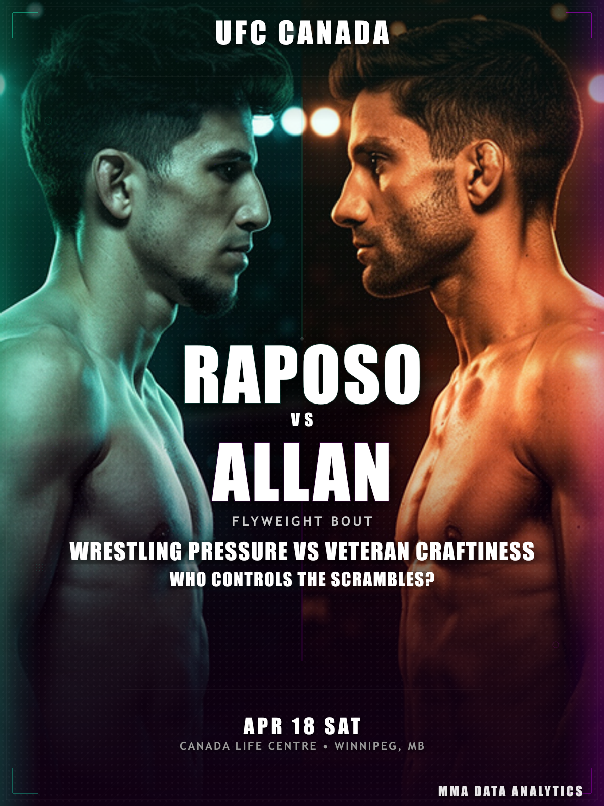 Mitch Raposo vs Allan Nascimento - UFC Fight Night: Burns vs. Malott