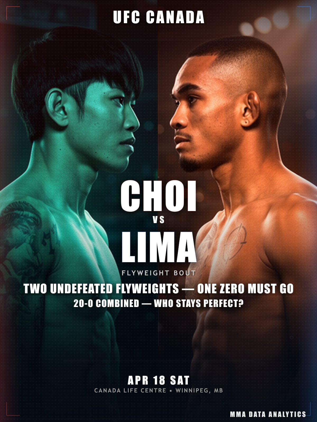 DongHun Choi vs Andre Lima - UFC Fight Night: Burns vs. Malott