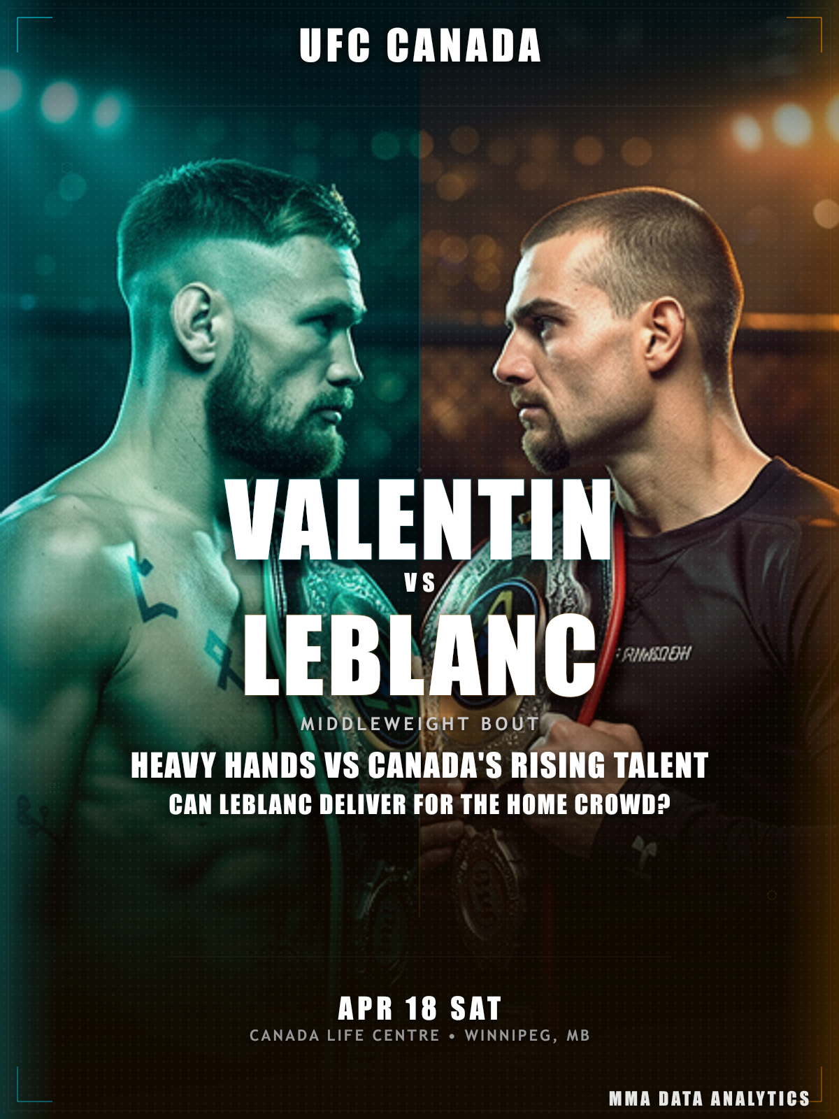 Robert Valentin vs Julien Leblanc - UFC Fight Night: Burns vs. Malott