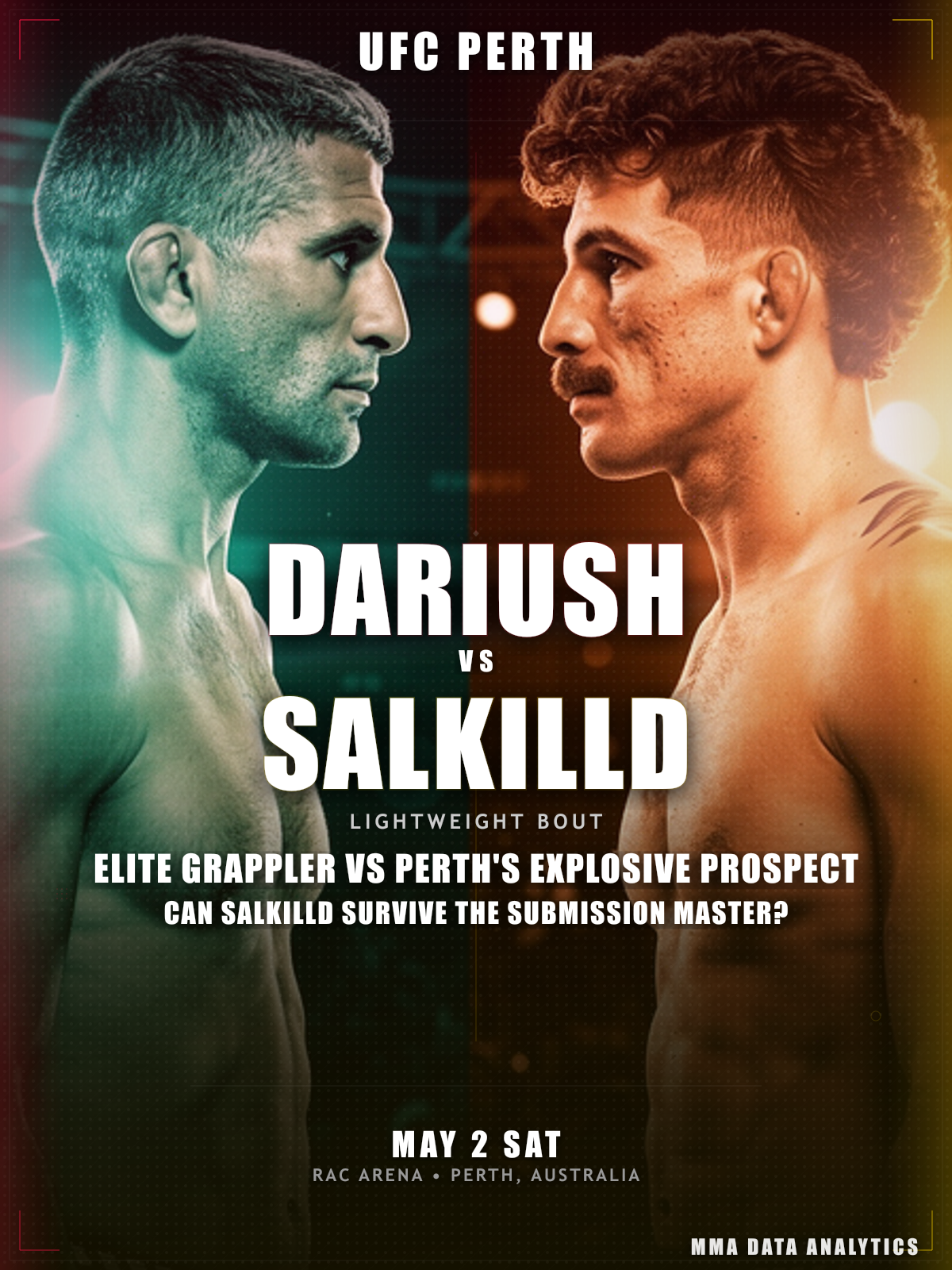 Beneil Dariush vs Quillan Salkilld - UFC Fight Night: Della Maddalena vs Prates