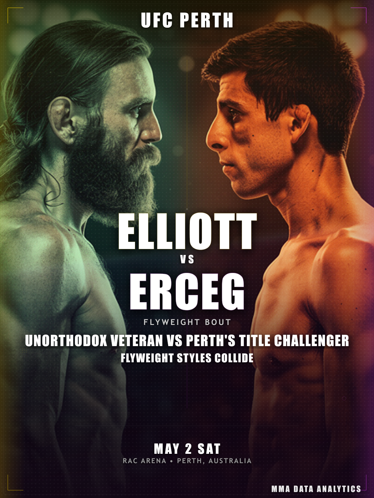 Tim Elliott vs Steve Erceg - UFC Fight Night: Della Maddalena vs Prates