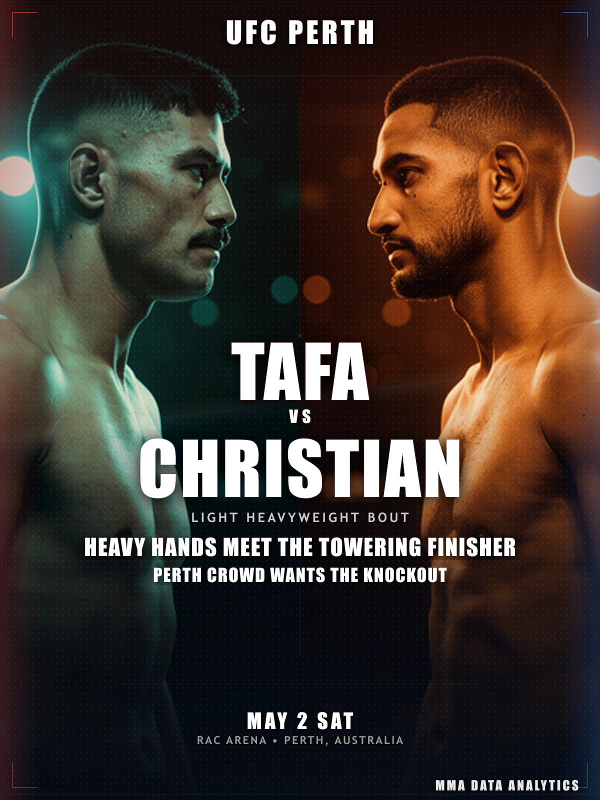 Junior Tafa vs Kevin Christian - UFC Fight Night Perth