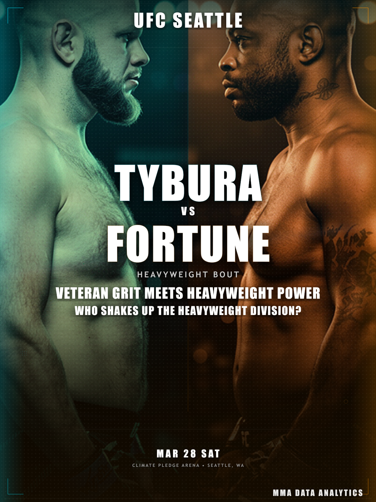 Marcin Tybura vs Tyrell Fortune - UFC Fight Night: Adesanya vs Pyfer