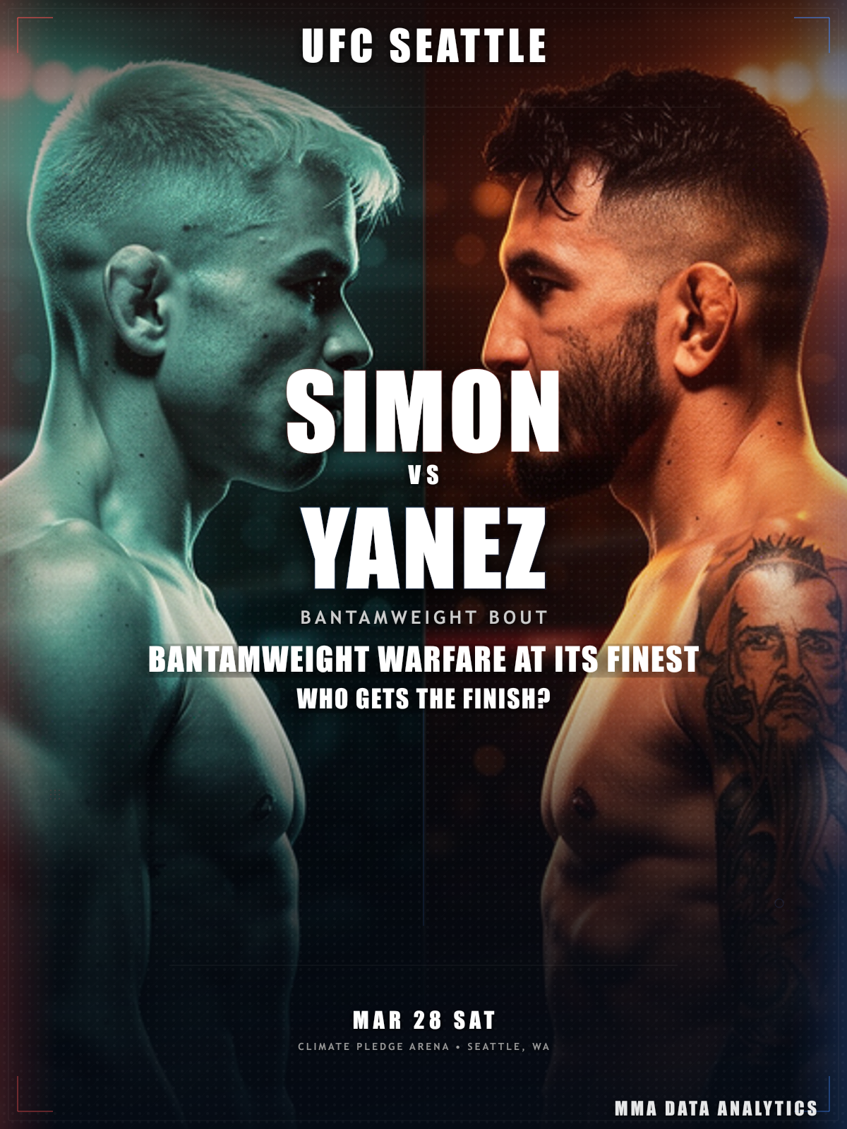 Ricky Simon vs Adrian Yanez - UFC Fight Night: Adesanya vs Pyfer
