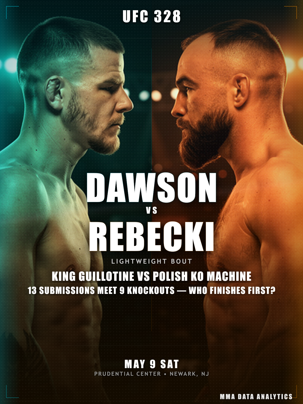 Grant Dawson vs Mateusz Rebecki — UFC 328